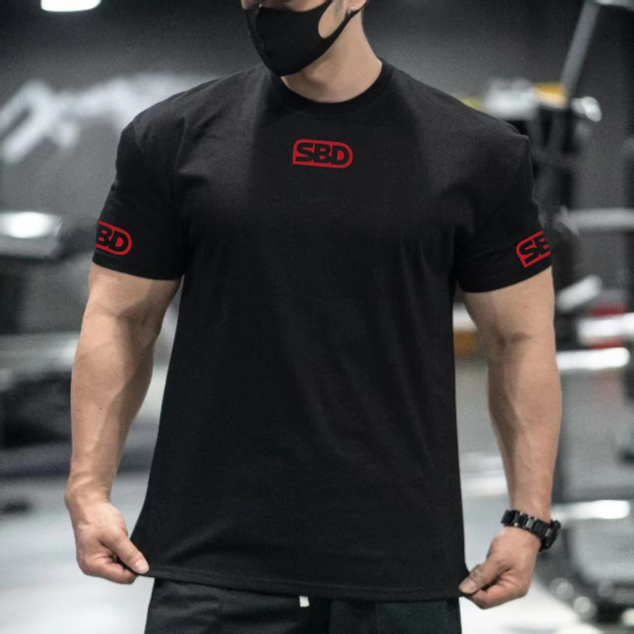 SBD Powerlifting Training Blac - Streetwear Brand Red Logo review and price